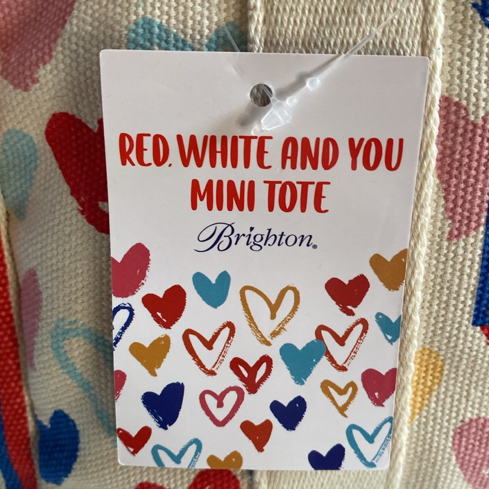 *SOLD*NWT Brighton Red White And You Mini Tote - Picture 13 of 14